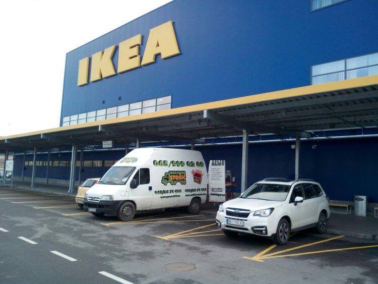 Dostava prevoz nameštaja IKEA